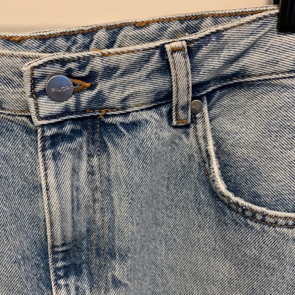 Pilcro ‘The Madi’ Front Slit Denim Skirt - Picture 6 of 7